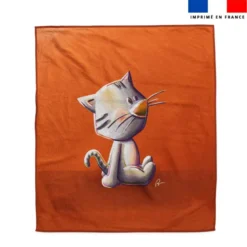 Coupon serviette de plage motif bébé chat - Création Stillistic