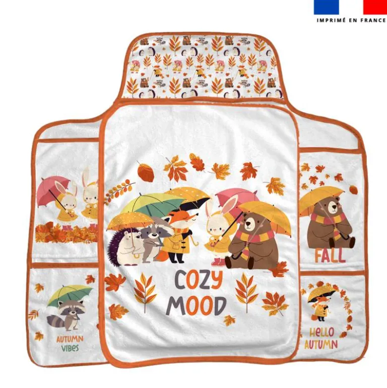Coupon tapis à langer animaux d'automne