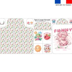 Coupon tapis à langer animaux funny