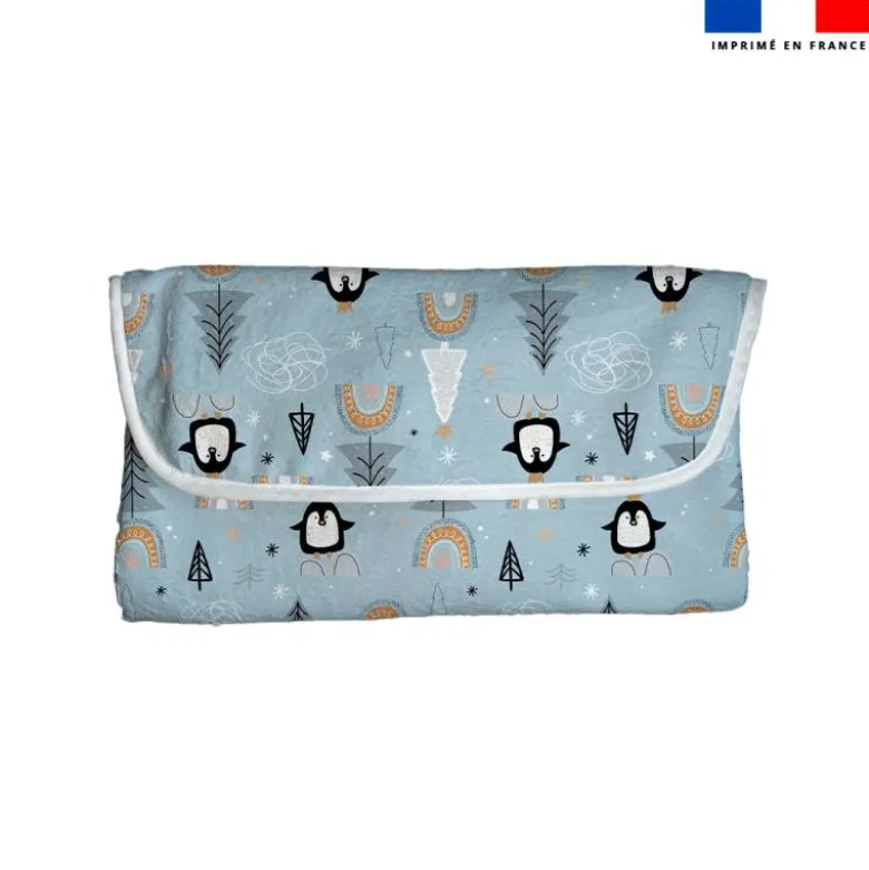 Coupon tapis à langer animaux hiver