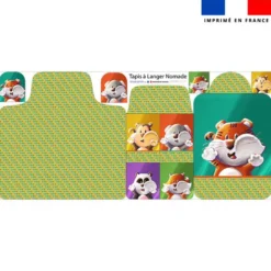 Coupon tapis à langer animaux Lou-Sticks - Création Stillistic