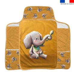 Coupon tapis à langer bébé éléphant - Création Stillistic