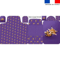 Coupon tapis à langer bébé lynx - Création Stillistic