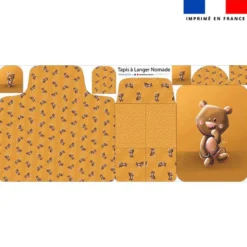 Coupon tapis à langer bébé ours - Création Stillistic