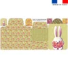 Coupon tapis à langer lapin printanier - Création Stillistic