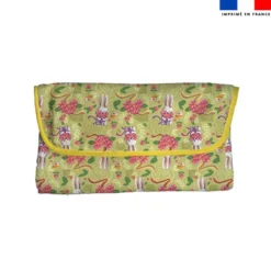 Coupon tapis à langer lapin printanier - Création Stillistic