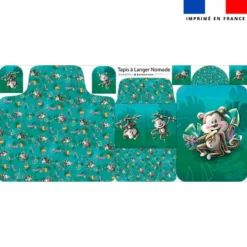 Coupon tapis à langer singe émotions - Création Stillistic