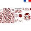 Coupon tapis à langer souris aquarelle