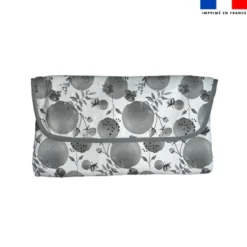 Coupon tapis à langer zèbre aquarelle