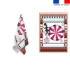 coupon - Torchon imprimé cirque rose - Création Lili Bambou Design - Toile coton 230 gr/m² -