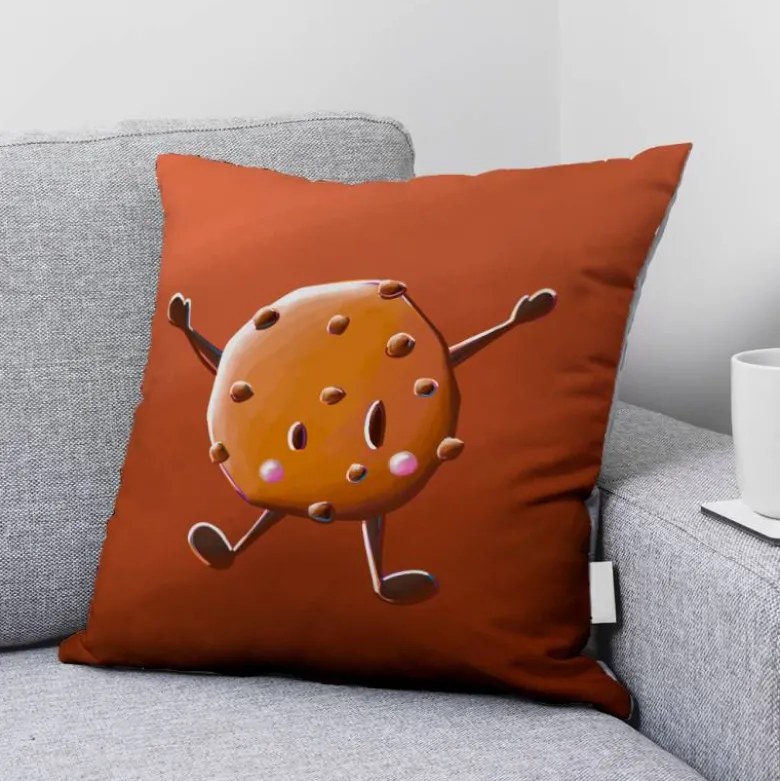 Coupon 45x45 cm imprimé amis ptit déj Cookie - Création Stillistic