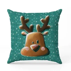 Coupon 45x45 cm imprimé Animaux du froid Renne - Création Stillistic