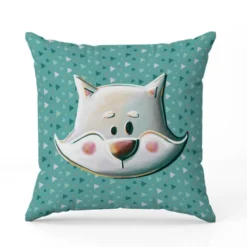 Coupon 45x45 cm imprimé animaux du froid Renard - Création Stillistic
