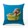 Coupon 45x45 cm imprimé bébé loutre - Création Stillistic