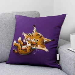 Coupon 45x45 cm imprimé bébé lynx - Création Stillistic