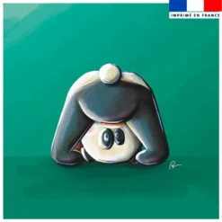 Coupon 45x45 cm imprimé bébé panda - Création Stillistic