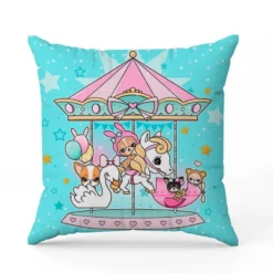 Coupon 45x45 cm imprimé fête foraine - Création Jolifox
