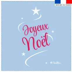 Coupon 45x45 cm imprimé joyeux noel - Création Nidillus Carémoli