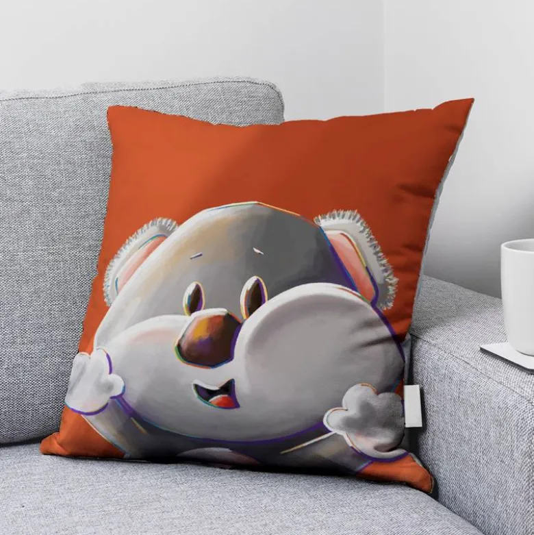 Coupon 45x45 cm imprimé Koala Lou-Stick - Création Stillistic