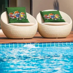 Coupon 45x45 cm imprimé renard foot - Création Stillistic