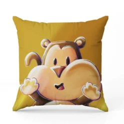 Coupon 45x45 cm imprimé Singe Lou-Stick - Création Stillistic