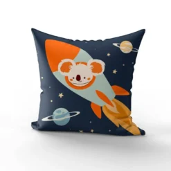 Coupon 45x45 cm motif animaux dans l'espace koala