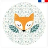 Coupon 45x45 cm motif animaux de la forêt