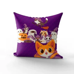 Coupon 45x45 cm motif animaux Halloween