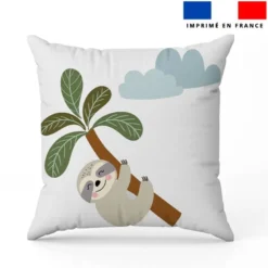Coupon 45x45 cm motif animaux savane paresseux