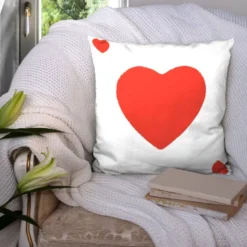 Coupon 45x45 cm motif as de coeur