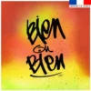 Coupon 45x45 cm motif bien ou bien - Création Alex Z