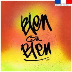 Coupon 45x45 cm motif bien ou bien - Création Alex Z