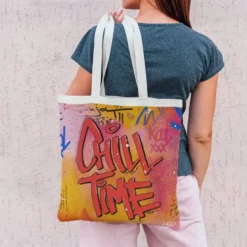 Coupon 45x45 cm motif chill time - Création Alex Z