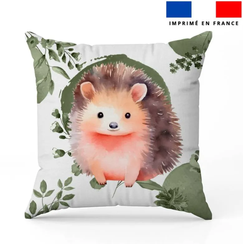 Coupon 45x45 cm motif choupisson aquarelle