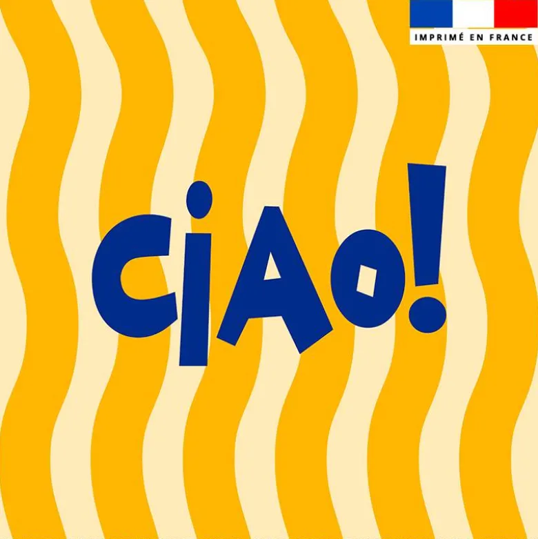 Coupon 45x45 cm motif ciao