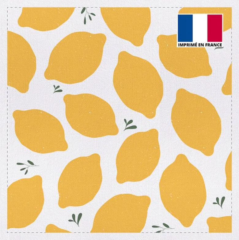 Coupon 45x45 cm motif citron