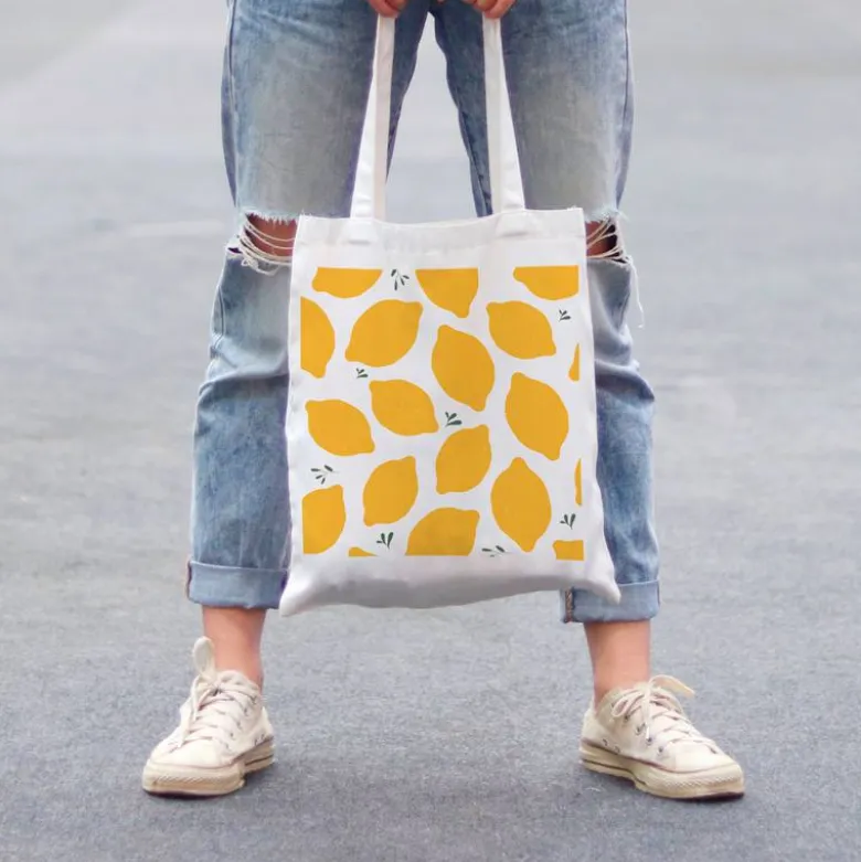 Coupon 45x45 cm motif citron