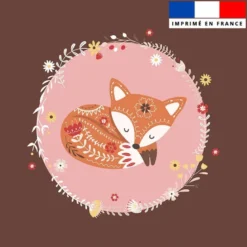 Coupon 45x45 cm motif folk fox
