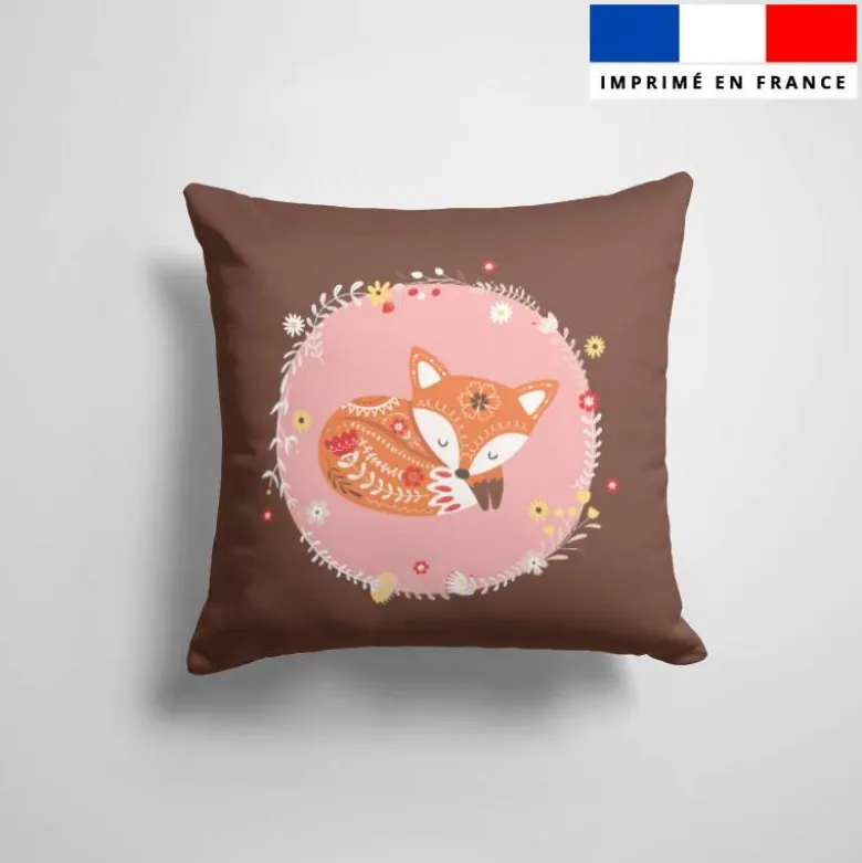 Coupon 45x45 cm motif folk fox