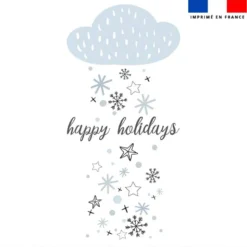 Coupon 45x45 cm motif happy holidays
