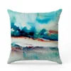 Coupon 45x45 cm motif imagination turquoise - Création Cat&Colours