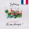 Coupon 45x45 cm motif Infirmier en vacances