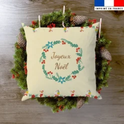 Coupon 45x45 cm motif joyeux noel