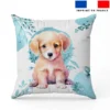 Coupon 45x45 cm motif labrador aquarelle