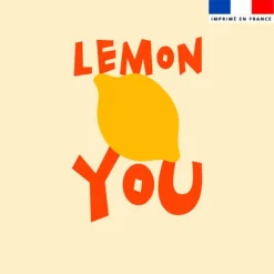 Coupon 45x45 cm motif lemon you