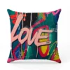 Coupon 45x45 cm motif love mur - Création Alex Z