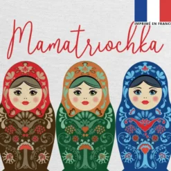 Coupon 45x45 cm motif mamatriochka