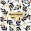 Coupon 45x45 cm motif mamie d'amour