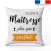 Coupon 45x45 cm motif Maîtresse parfaite