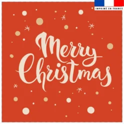 Coupon 45x45 cm motif merry christmas
